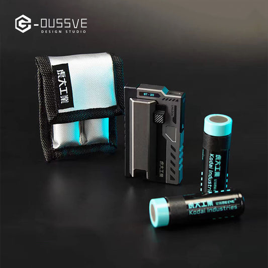 Swappable Battery Power Bank, Tactical Interchangeable Mobile Power Module with Battery Charger