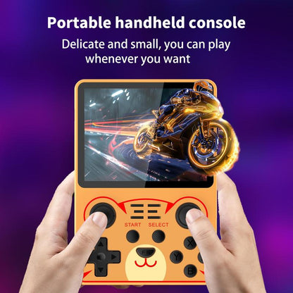 POWKIDDY Handheld Game Console, 1 Count 3.5 Inch IPS HD Screen Game Console, Rechargeable Portable Gaming Console, Gaming Console for Home & Travel, Game Peripherals, Gaming Stuff, Gaming Set, Gaming Products