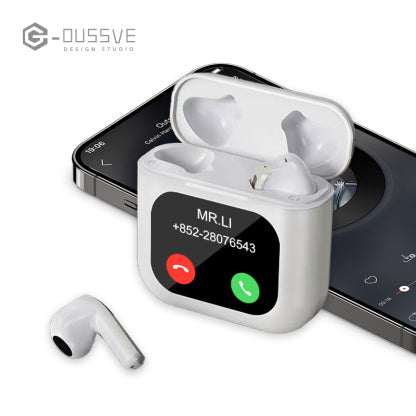 G-OUSSVE / Wireless Earbuds With LCD Touchscreen Display, Intelligent Noise-canceling Sleep-aiding Headphones,  40 Hours Of Long Battery Life, Control Music Player, Video Playback,Audio Earphones